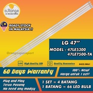 47LE5300 / 47LE7500-TA LG 47'' LED TV Backlight (LAMPU TV) LG 47" INCH LED TV BACKLIGHT