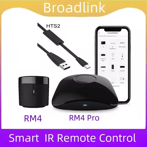 BroadLink RM4 Pro RM4+ HTS2 Version Smart Remote control with Temperature Humidity Sensor Wireless U