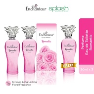 BUY 2 GET 1 Enchanteur Perfume EDT Romantic 50ml