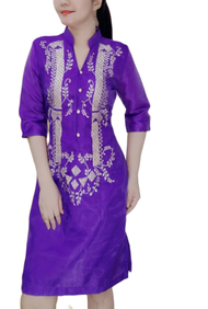 LADY BARONG DRESS MODERN FILIPINIANA FOR WOMEN