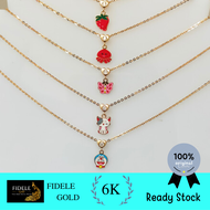 Kalung Anak Boneka Variasi Cantik Kalung Emas Asli Kadar Muda 300