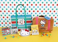 【全新】Hello Kitty購物袋、悠遊卡、貼紙、行李配件
