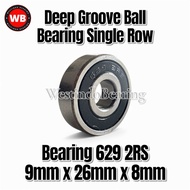 Bearing 629 2RS Laher Laker Lahar Klahar 629RS 6292RS 9x26x8mm