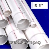 PIPA 3" RUCIKA D METERAN 👷‍♂ / PARALON 3 INCH / PIPA PVC