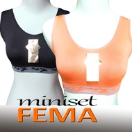 Miniset Remaja Abg Fema Rajut Tanpa Kawat Mini Set Super Soft All Size Bra Sport 808