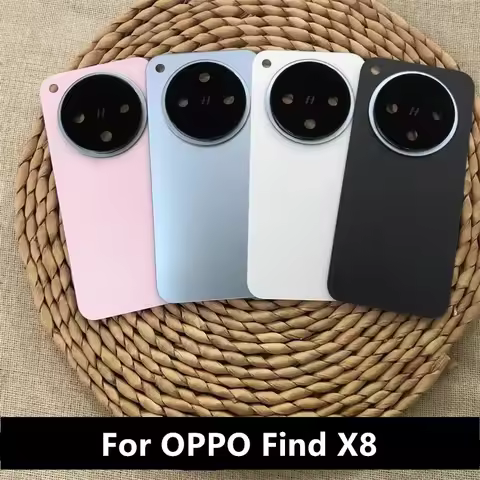 X 8 FindX8 Housing For OPPO Find X8 Battery Back Cover Repair Replace Door Phone Rear Case + Camera 