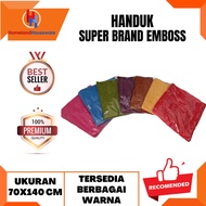 READY TO SHIP - READY MADIUN/ SUPER BRAND EMBOSSED TOWEL 70X140CM TOWEL SIZE 70X140 CM ADULT COLOR T
