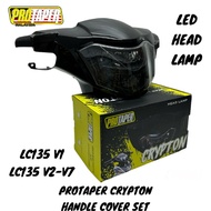 PROTAPER CRYPTON HANDLE COVER SET & HEAD LAMP YAMAHA LC135 V1 & LC 135 V1 & LC135 V2-V7