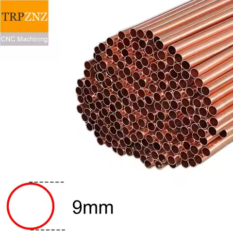 outer diameter 9mm inner 8.5mm 8mm 7mm 6mm T2 copper Micro tube Thin wall Hollow Capillary copper pi