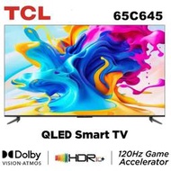 【TCL】65吋 4K QLED 120Hz DLG量子智能連網液晶電視 65C645 送基本安裝