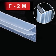 Wubai Silicone Door Seal Leakproof Strip Door Seal Type F 2M 10mm - WU2F