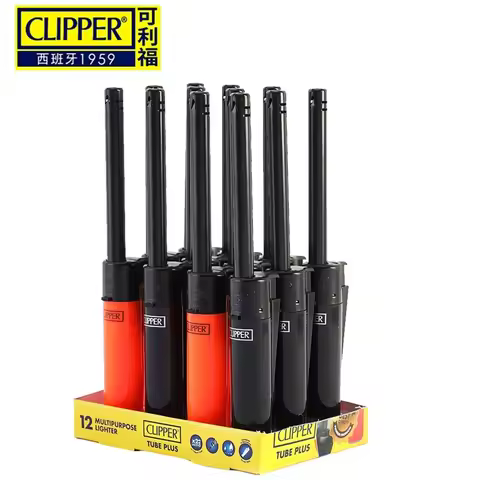 CLIPPER-Long Flame Ignition Gun, Recirculating Inflatable Gas Butane Lighter, Symphony from Spain, K