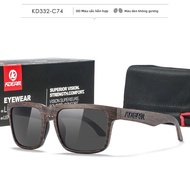 KDEAM Phân Cực Vuông Kính Mát UV400 Chống Phản Quang Câu Cá Thể Thao Kính Mắt Dành Cho Nam Và Nữ Du