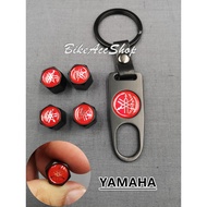 Bike Motor Tyre Valve Cap Air Cap Key Chain YAMAHA R1 R6 Y15ZR LC135 NMAX NVX