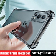 For OnePlus Nord 2 5G DN2101 DN2103 Flexible Clear Liquid Silicone Semi-transparent Anti-Yellowing C