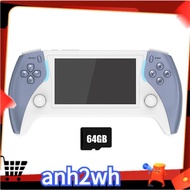 PROJECT X PRO Handheld Video Game Console 64G+15000 Games 4.3-Inch Display 3D Stereo Sound Support 2