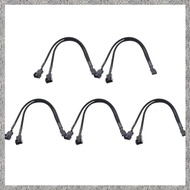 4-Pin PWM Fan Splitter Hub Cable forMotherboard andCPU PC Case Fan Extension Adapter Y Splitter Cabl