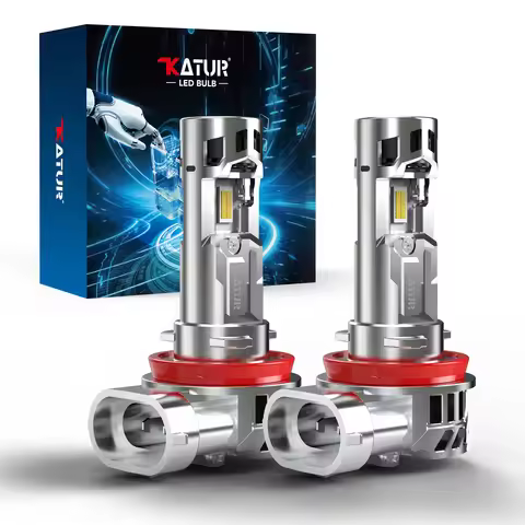 Katur 2pcs H8 H11 Car Led Headlight with Fan Super Led Plug and Play H8 H9 H11 H16JP For Nissan Qash
