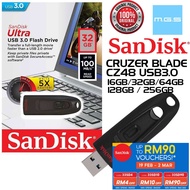 SanDisk CZ48 Pendrive 128GB / 64GB / 32GB / 16GB  Ultra USB Flash Drive PenDrive USB Flash Drive. DT