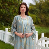 NC45 Muslim Dress Middle East Women's Clothing Robe Two-Piece Set Saudibai jalabiya