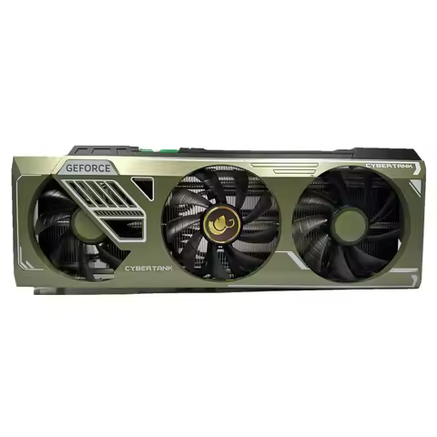 Custom Replacement GPU Radiator Heatsink Triple Fan 6 Copper Pipes for Manli RTX 4070 Ti Super Stars