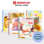 Lốc 10 quyển vở 4 ô ly Hồng Hà 48 trang Joyful Hồng Hà 0586 .