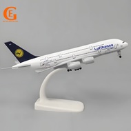 Germany Deutsche Lufthansa AG A380 Aircraft Model Airbus 380 Diecast Metal Simulation Plane Airplane