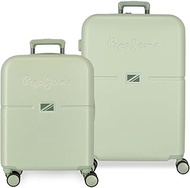 Accent Suitcase Set, Black, 55/70 cm, Hard ABS Plastic, Integrated TSA Closure, 116 L, 6.66 kg, 4 Do