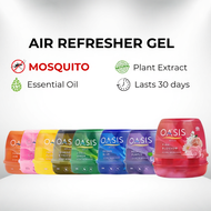 OASIS Air Freshener Gel Mosquito Repellent  With Natural Essential Oil Pewangi Rumah 200g