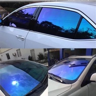 Chameleon Blue Tinted IRR 95% 2PLY Tinted Building / Car Tinted & Uv 99% Chameleon Tinted RED/Green
