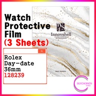 Watch Protection Cover Films for Rolex Day-date 36mm 128239 (3 sheets) / Scratch & Contamination Pre
