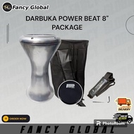 DARBUKA POWER BEAT KEMASAN MATTE HITAM 8 INCI