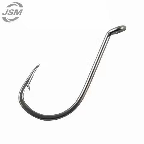 JSM 50pcs 92554 Stainless Steel Fishing Hooks Octopus Beak Bait Fishhooks Size 1/0 2/0 3/0 4/0 5/0 6