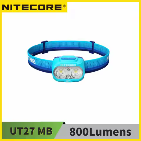 NITECORE UT27 MB Trail Running Headlamp Red lllumination Four Light Sources 800 Lumens Headlight, HL