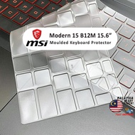 Keyboard Protector for MSI Modern 15 B12M 065 MSI Modern 15 B7M Cyborg 15 A12V A13VE MSI Bravo 17 C7