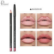 Pudaier Lip Liner Waterproof Durable Decolorization Nude Lip Gloss Matte Lipliner Lipstick Pen