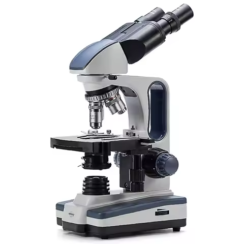SWIFT SW350B 40X-2500X Biological Microscope With Siedentopf Binocular Head, 10X 25X Eyepieces, Mech