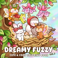 [PDF] 48Pages Dreamy Fuzzy: Vol.2 Coloring Book by Hygge Artful |Cute Animal Friends in Cozy Fantasy