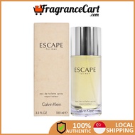 Calvin Klein Escape EDT for Men (100ml/Tester) [Brand New 100% Authentic Perfume FragranceCart] Eau de Toilette Man cK