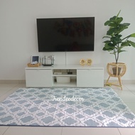 [ Trendeedecor ] Baby Blue Graphic Carpet / Rug 140cmx200cm