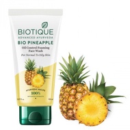 Biotique Bio Pineapple Oil Control Foaming Face Wash, 150ml For Normal To Oily Skin