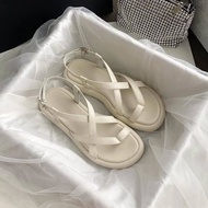 LAVA.LARAมาใหม่ล่าสุดรองเท้าพื้นหนาสำหรับผู้หญิงรองเท้าแตะพื้นแบนเบาแบบอเนกประสงค์พื้นรองเท้าหนาสำหร