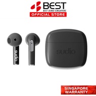 SUDIO EARPHONES/HEADPHONES/EARBUDS SUDIO N2 BLACK