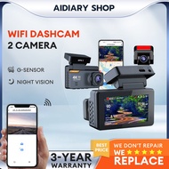 24H Record 4K GPS Dashcam 4K WiFi App Control Night Vision Dual Vision Built in GPS Night Vision