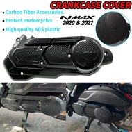 Pinph NMAX2020 / NMAX2021 / AEROX V2 CRANK CASE COVER CARBON FOR NMAX V2 / NMAX V2.1 / AEROX V2  MAD