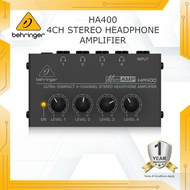 BEHRINGER MICROAMP HA400 Ultra-Compact 4-Channel Stereo Headphone Amplifier