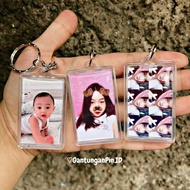 GANTUNGAN Custom Photo Keychain / Acrylic Keychain / Initial Keychain / Free Image Keychain / Spotif