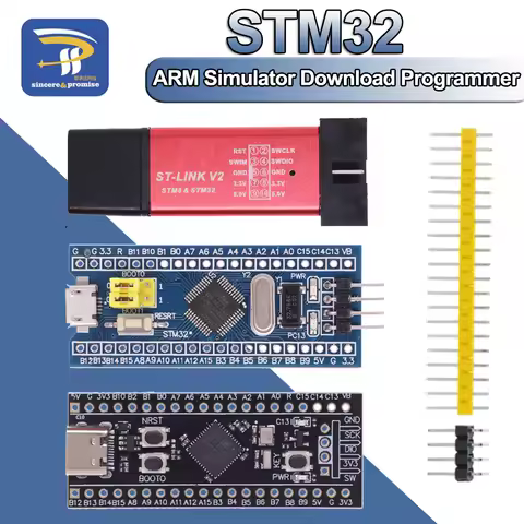 ST-LINK V2 Simulator Download Programmer STM32F103C8T6 ARM STM32F103C6T6 Minimum System Development 