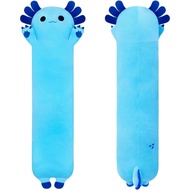 Mainan Plush Axolotl, Boneka Axolotl Comel, Bantal Badan Plushie Lembut Panjang untuk Hadiah Dewasa 