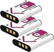 3 Pack EN-EL11 Replacement Battery 3.7V 1200mAh Set for Nikon Coolpix S550 S560 Pentax M50 W60 W80 O